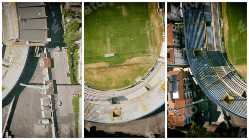 Preview: Pisa Stadium Arena Anconetani From The Air, Tuscany - Italy.