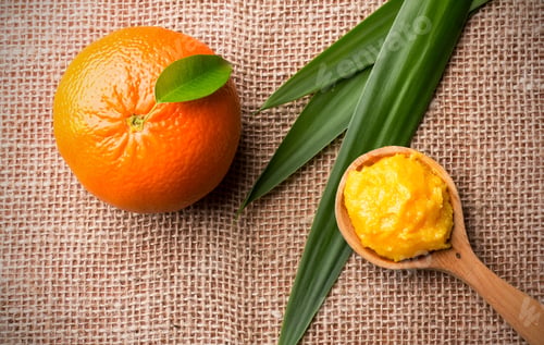Preview: Mango Body Butter, Spa Stones, Green Leaf And Orange.