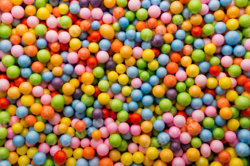 Preview: Small Colored Balls. Background.