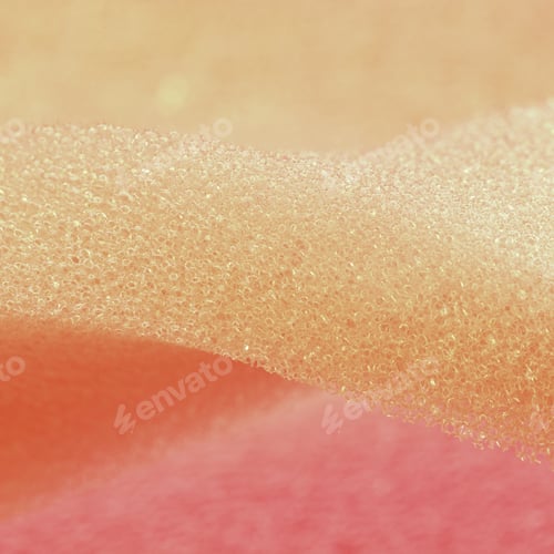 Preview: Pink White Artificial Foam, Soft Texture On Light Background.