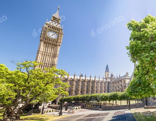 Preview: Beautiful View Of Westminster Palace, London.
