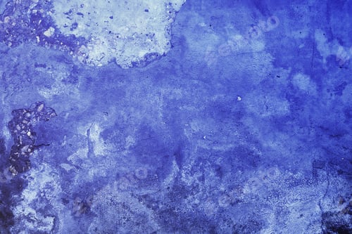 Vista previa: Fondo texturizado de una antigua pared de estilo grunge en modernos tonos de color azul. Diseño o gráfico en blanco