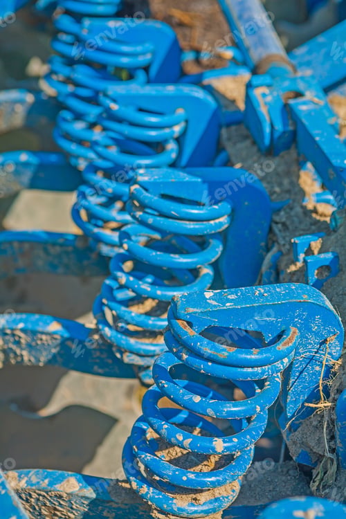 Preview: Spring System Of Seeder Close Up