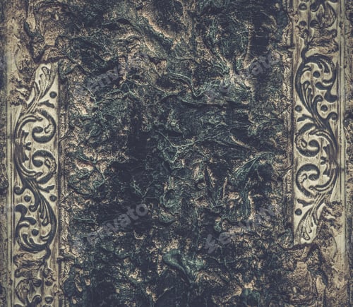 Preview: Textured Background with Ornate Border Design