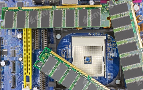 Preview: Ram Memory Module Installed On Computer Motherboard