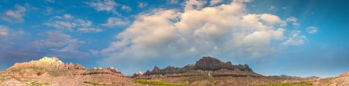 Preview: Panoramic Aerial View Of Zion National Park, Utah.
