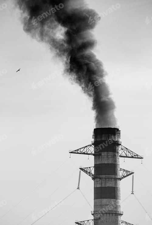 Preview: Environmental Damage: Air Pollution. The Black Smoke Of The Pipe.
