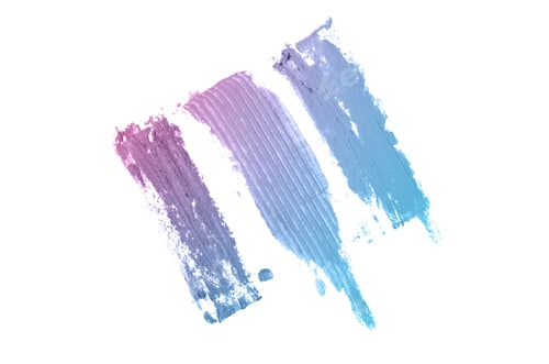 Preview: Smear And Texture Of Lipstick Or Acrylic Paint Isolated On White Background. Stroke Of Lipgloss Or