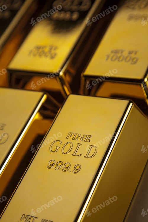 Preview: Gold Bars! Financial And Money Concept