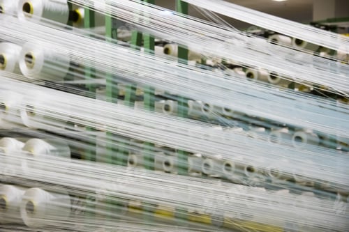 Preview: Production Of Fabric In Factory Conditions From White Threads
