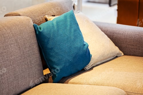 Preview: Detail Of Classic Furniture Sofa In Living Room.
