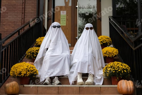 Preview: Popular Among Young People And Teenagers, The Trendy Entertainment Is To Dress In White Bedspreads