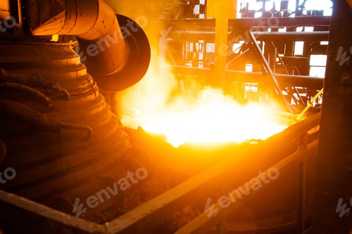 Preview: Metal Structures And Buildings Of The Old Metallurgical Plant Inside And Outside. The Process Of