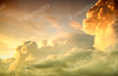 Preview: Golden Clouds at Sunset