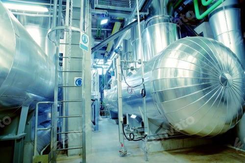 Preview: Equipment, Cables And Piping As Found Inside Of A Modern Industrial Power Plant
