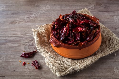 Preview: Typical Fried Red Peppers From Matera In Basilicata Region, Italy