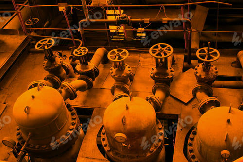 Preview: Equipment, Cables And Piping As Found Inside Of A Modern Industrial Power Plant.