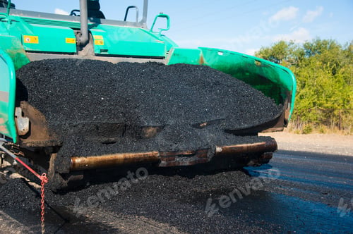 Preview: The Road Rollers Working On The New Road Construction Site
