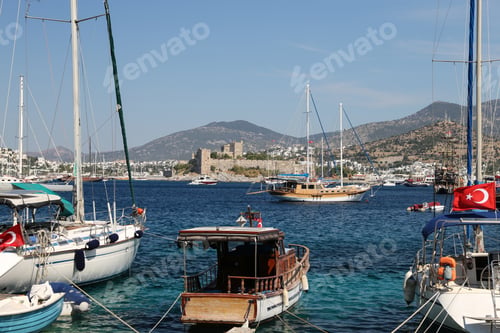 Vista previa: Bodrum Castle In Aegean Coast Of Turkey