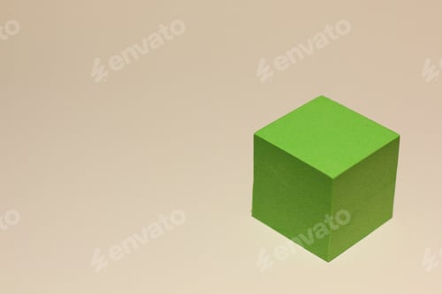 Preview: Green Cube 3D