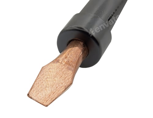 Preview: Electric Soldering Iron Closeup On White Background