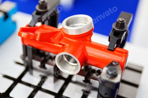 Preview: Close Up Of Stainless Steel And Aluminum Machine