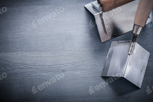Preview: Two Angle Formers On Wooden Board.