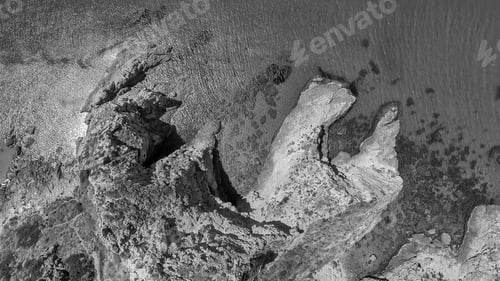 Preview: Aerial View Of Beautiful Italian Beach.