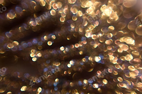 Preview: Abstract Bokeh Background. Christmas Bokeh Lights Refocused, Macro And Fabulous View.