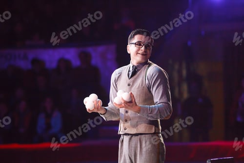 Preview: Juggler Performance At The Circus