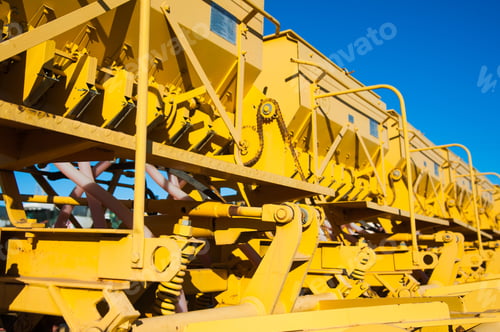Preview: Farm Machinery On A Farm In The Winter