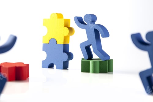 Preview: Concept Of Teamwork, People And Icons
