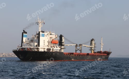 Preview: A Cargo Ship Carrying Goods Between Ports
