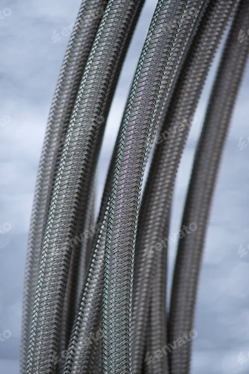 Preview: Stainless Steel Pressure Hose With Screw Connection.