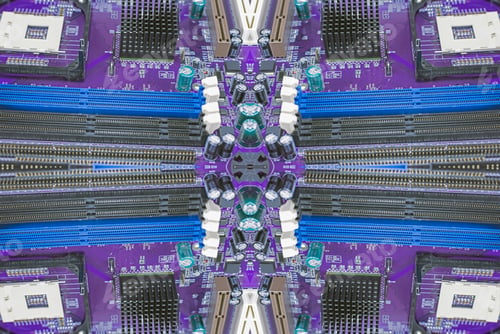 Preview: Empty Cpu Processor Socket With Pins On Motherboard