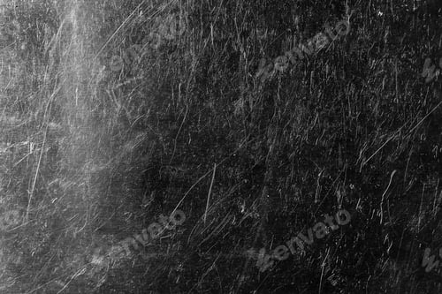 Preview: Dark Textured Scratched Stainless Steel Surface. Blank For Inscription Or Text. Substrate For