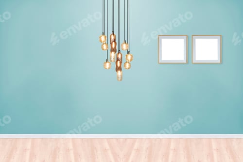 Preview: Empty Interior Design And Wooden Floor, Decorative Background For Home, Office, Hotel