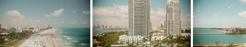 Preview: Aerial View Of Miami Beach Skyline From South Pointe Park, Florida.
