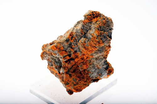 Preview: Sulphide Mineral Realgar On The White Background
