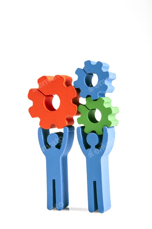 Preview: Concept Of Teamwork, People And Icons