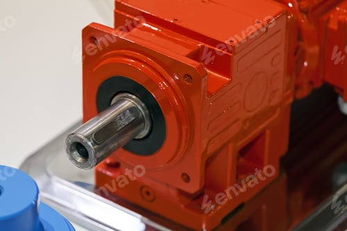 Preview: Focus On Detail Of Engine For Industry; Note Shallow Depth Of Field