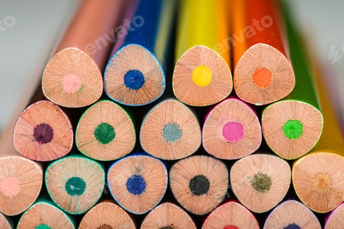 Preview: Macro Background Of The Pencil As An Element For Design. High Resolution.
