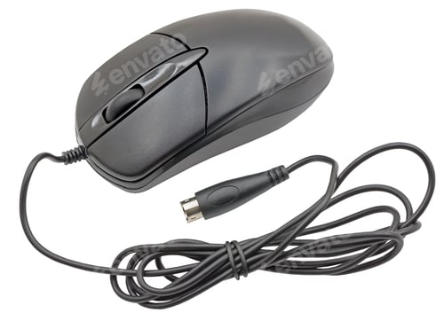 Preview: Computer Mouse Isolated On White Background