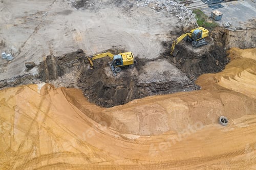 Preview: An Excavator Prepares The Site For Construction Of The View From The Top.