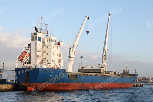 Preview: Container Ship Is Loading In A Port