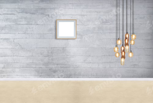Preview: Empty Room Interior Design, Stone Wall For Home, Hotel, Office