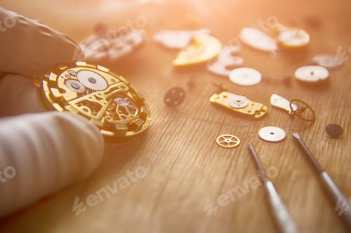 Preview: Watchmaker Is Repairing The Mechanical Watches In His Workshop