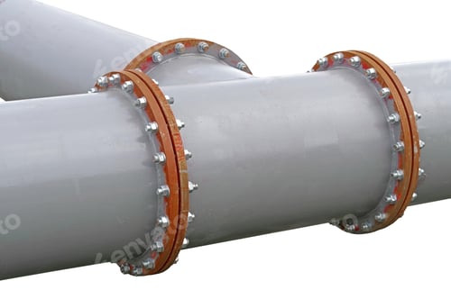 Preview: Pipe Flange With Bolts Connecting Between Pipe And Water Tank