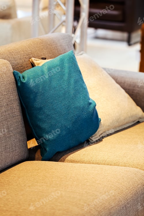 Preview: Detail Of Classic Furniture Sofa In Living Room.