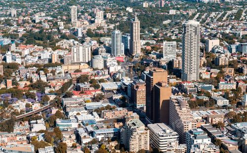 Preview: Sydney Skyscrapers, Aerial View.